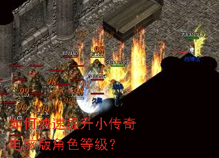 如何快速提升小传奇电脑版角色等级? 如何快速提升小传奇电脑版角色等级?