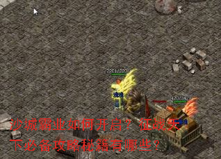 沙城霸业如何开启?征战天下必备攻略秘籍有哪些? 沙城霸业如何开启?征战天下必备攻略秘籍有哪些?