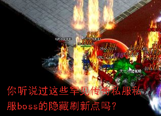 ����˵����Щ��������˽��˽��boss������ˢ�µ���
