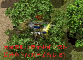 天录单职业传奇中如何快速提升角色战力与装备获取? 天录单职业传奇中如何快速提升角色战力与装备获取?