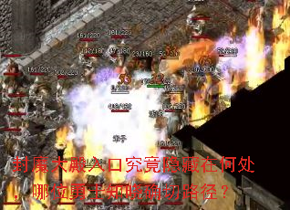 封魔大殿入口究竟隐藏在何处,哪位勇士知晓确切路径? 封魔大殿入口究竟隐藏在何处,哪位勇士知晓确切路径?